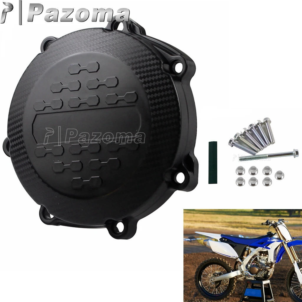 Motocykl plastikowy silnik sprzęgło Protector pokrywa straż Motocross osłona silnika dla Yamaha YZ250F YZ250FX WRF250 14-2017