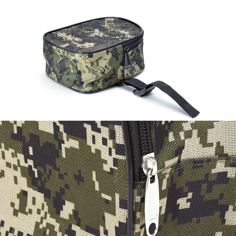 Fishing Reel Bag Accessories Camouflage Small Package Oxford Cloth Portable Lure Soft Case