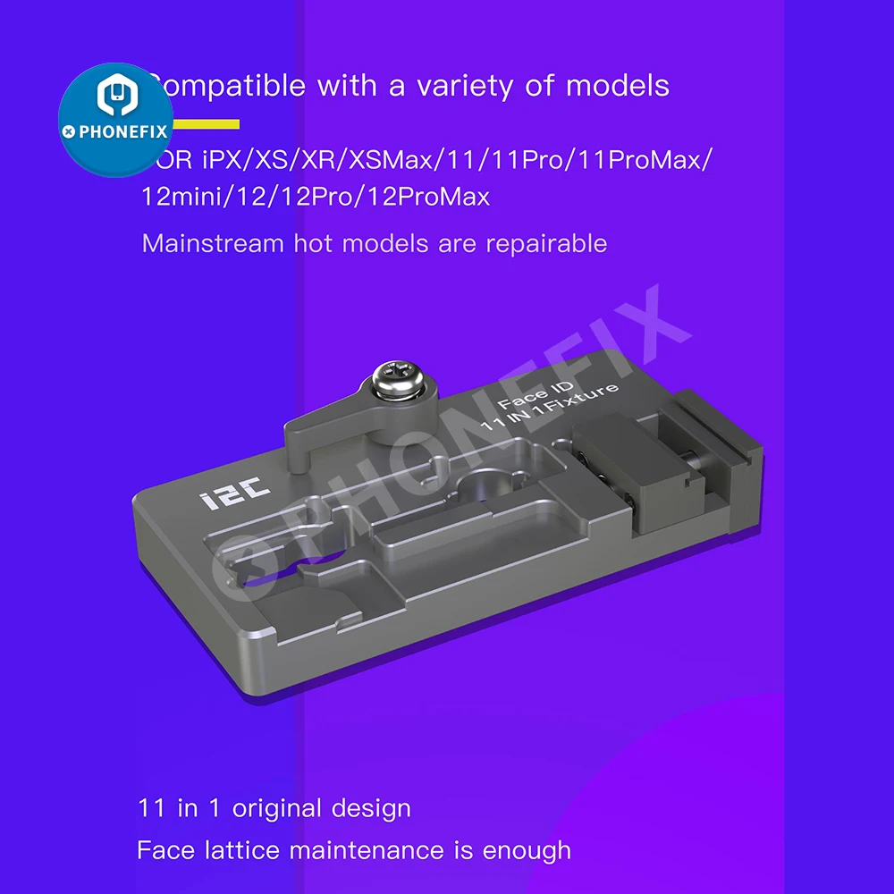 I2C Face ID Dot โปรเจคเตอร์ Matrix Repair สำหรับ IPhone X-12 PRO MAX กล้องด้านหน้าติดตั้งคงที่ Maintenance Clamp เครื่องมือ