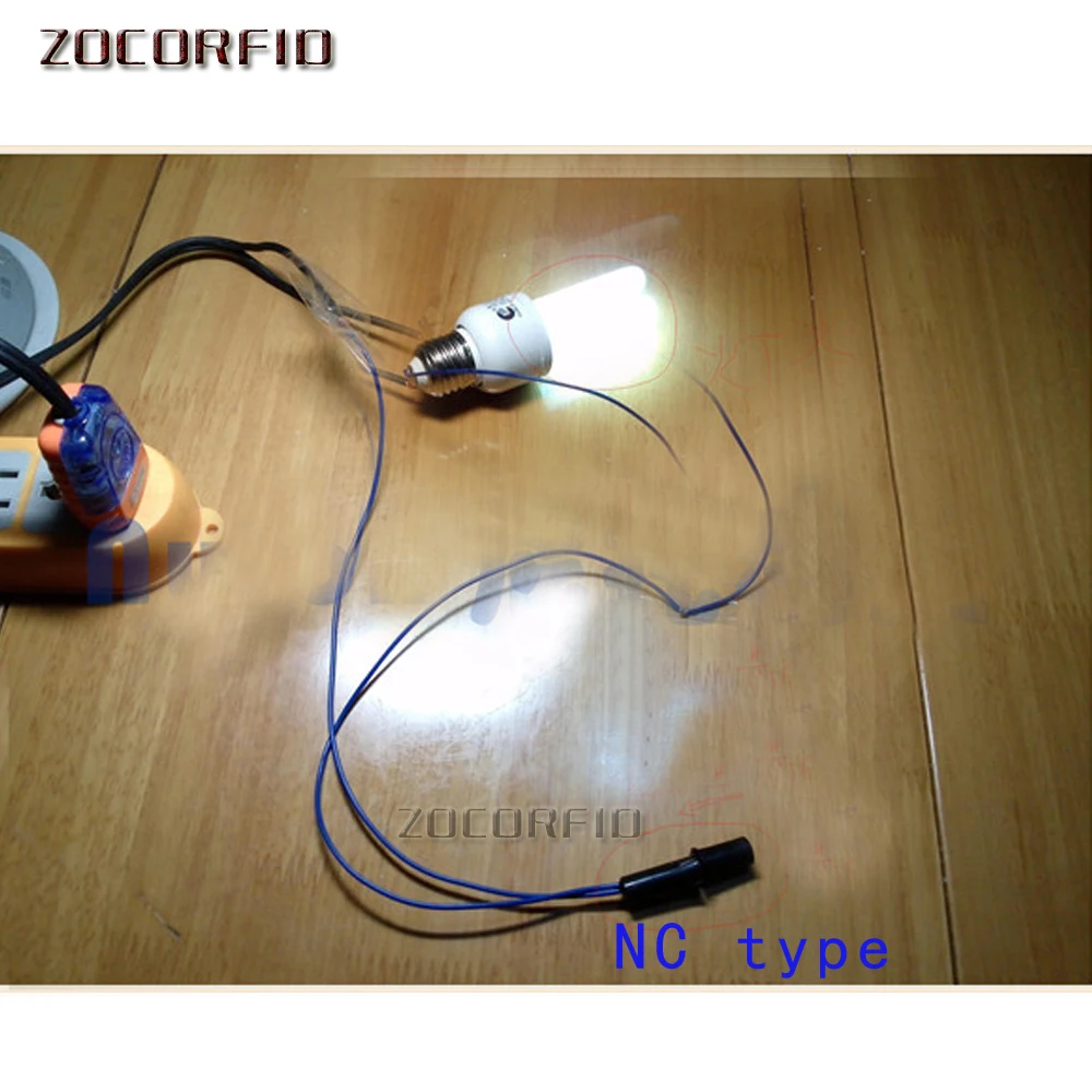 Interruptor de Sensor magnético para puerta y ventana, dispositivo con cable de AC85-220V, funciona con sistema de alarma PTSN y GSM y armario