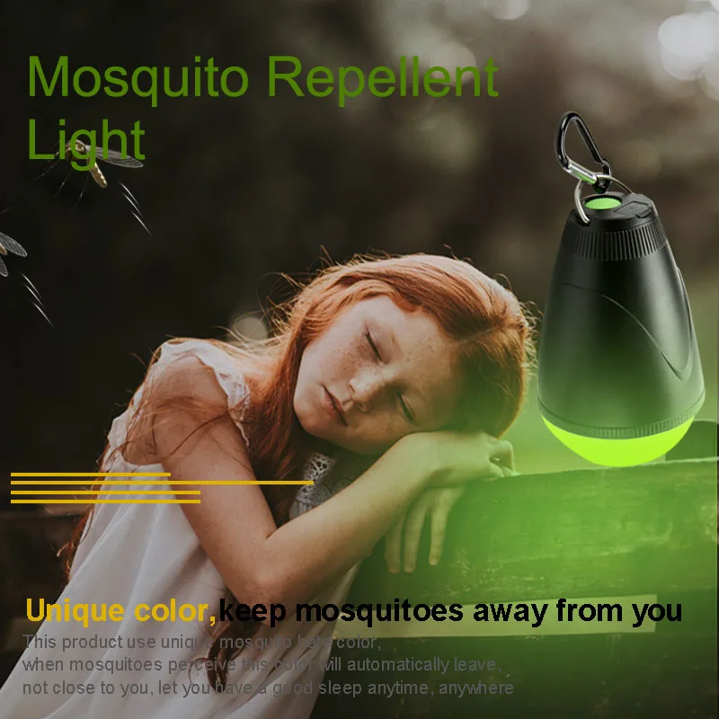 Mosquito Repellent Light Remote Control Camping Lamp 18650 USB Rechargeable Portable Emergency Night Fishing Tent Bulb Lantern