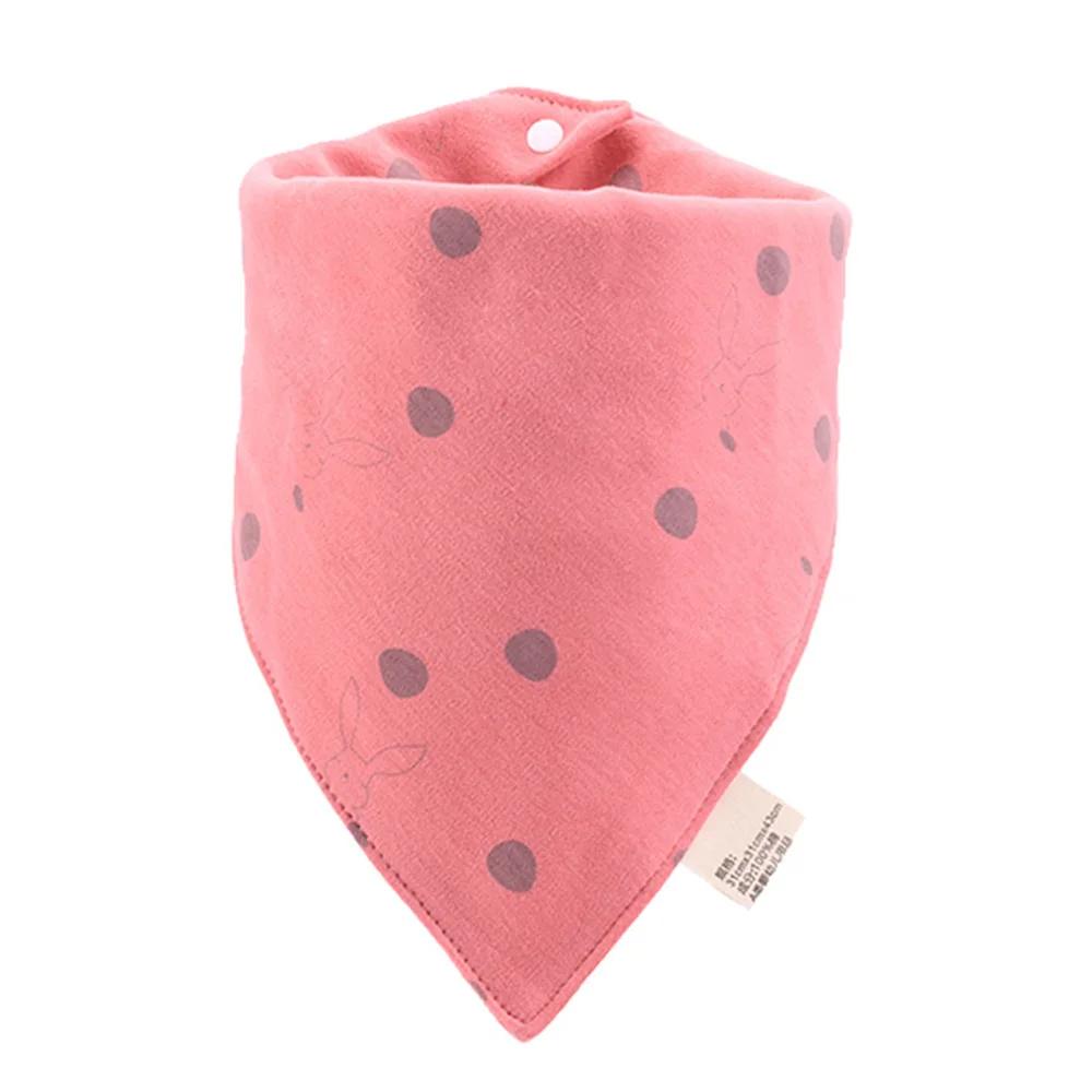 High Quality Soft Baby Bibs Triangle Double Layers Cotton Baberos Cartoon Character Baby Bandana Bibs Dribble Bibs Towel