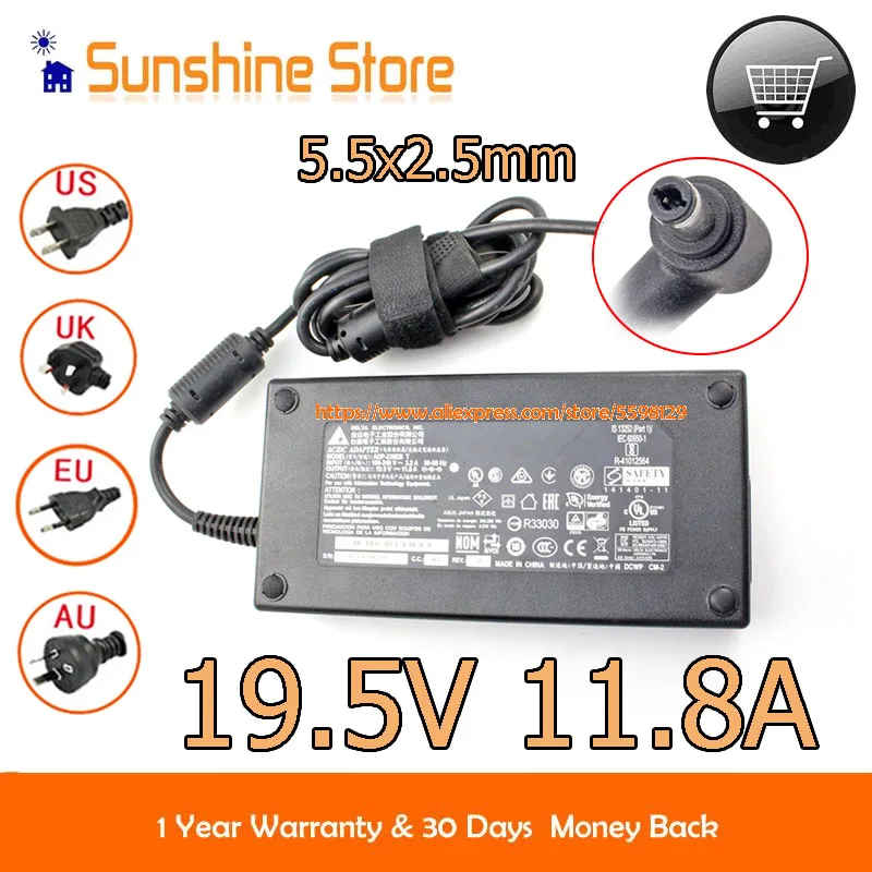 Genuine Delta 19.5V 11.8A 230W Ac Adapter ADP-230EB T ADP-230CB B ADP-180EB D for G75VW G750JZ G75VX MS-16F2 GT783 Msi 1762 16F4