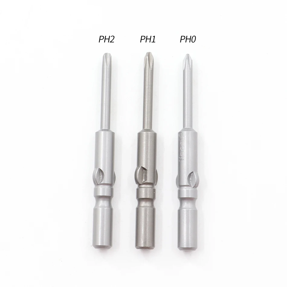 60mm/100mm 802 Phillips screwdriver bit 6mm round handle magnetic screwdriver bit S2 alloy steel screwdriver bit set