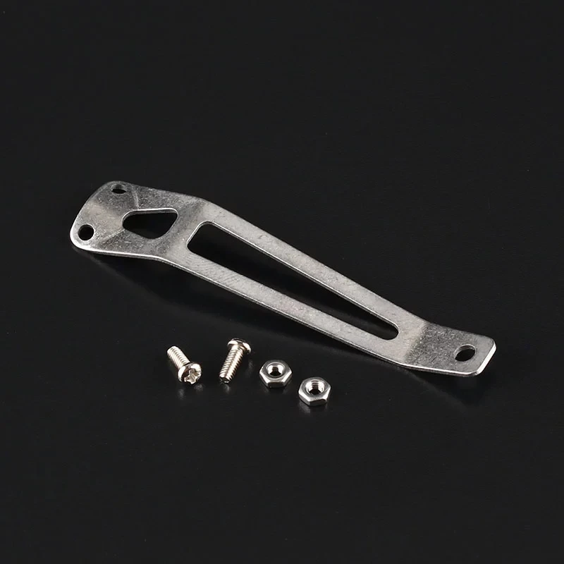 Clip in vita per torcia Clip in acciaio inossidabile per Convoy C8 M2 S3 S2 + Torcia per luce flash Clip per lampada da campeggio Latarka