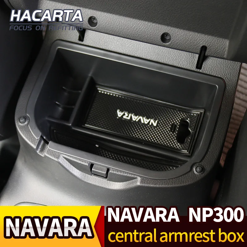 FIT For Nissan Terra Navara D23 NP300 2015-2020 Car Styling Car Center Console Armrest Storage Box Covers Accessories