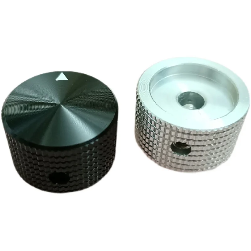 1pcs 25*15 알루미늄 합금 손잡이, 나사 고정 범용 손잡이 6mm 레이시스/원형 샤프트/반축 알루미늄 앰프 손잡이