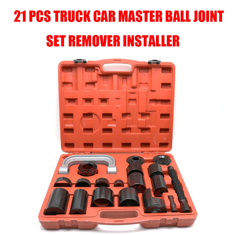 

21pcs/set Car Ball Joint Service Tool Kit Ball Joint Auto Repair Remove for Most GM Ford For Dodge 2 & 4 Wheel Drive Pickups Van