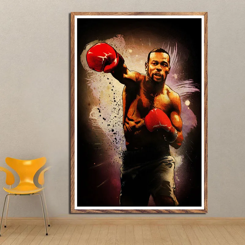 Canvas Painting Legends Sport Player Boxing Star Bodybuilding Posters and Prints Art Wall Pictures for Living Room Home Decor