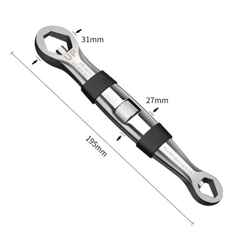 Universal Wrench 23 In 1 Wrench Set Ratchets Adjustable Spanner 7-19mm CR-V Key Flexible Multitools Hand Tool For Car Repair