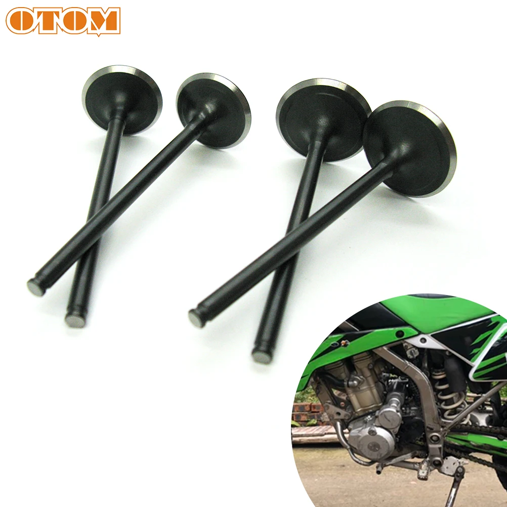 OTOM Motorcycle Parts Intake & Exhaust Valve Stem Kit For SUZUKI Djebel DR250 DR-Z 250 BX250 NINJA 250SL KAWASAKI KLX250 KLX300