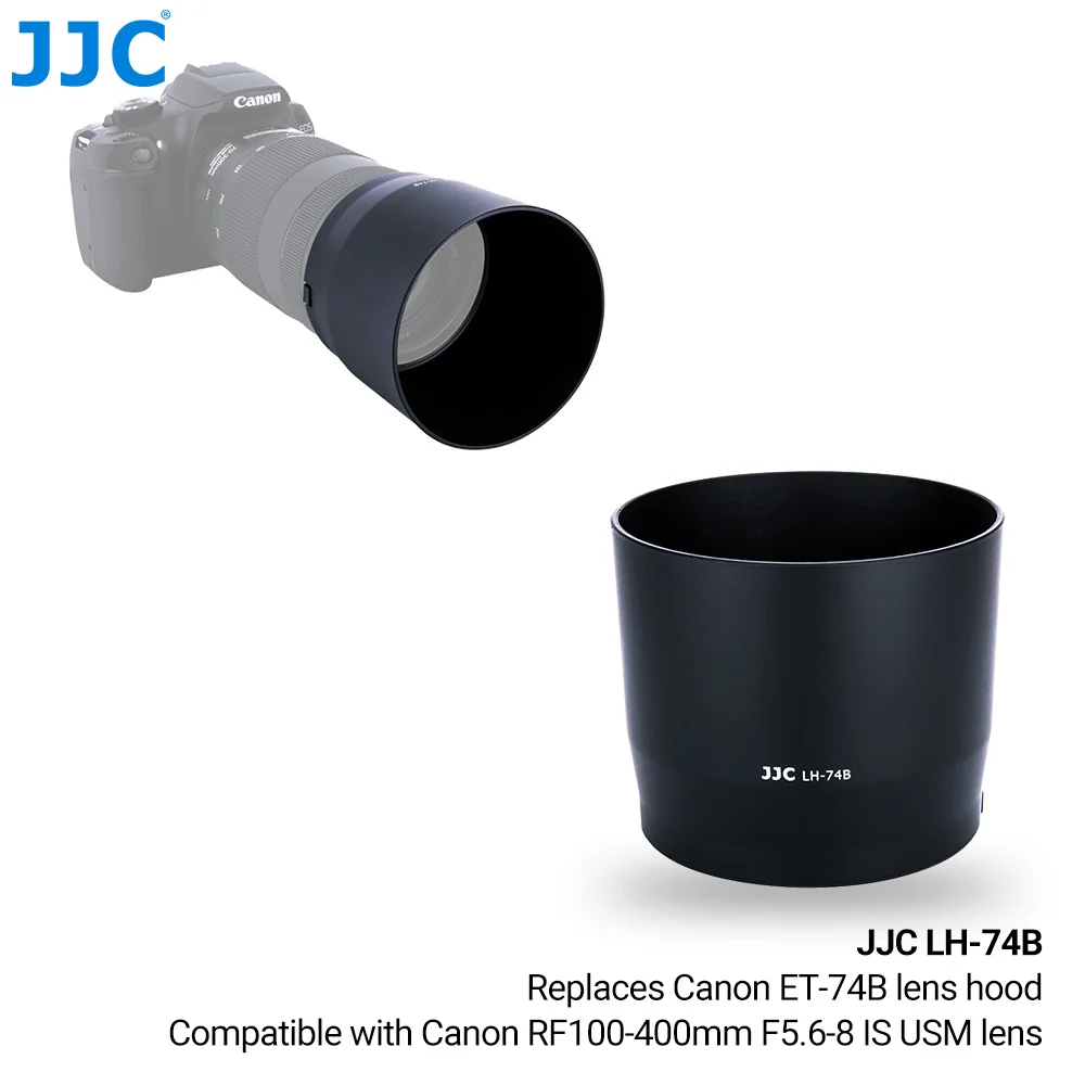 Jjc Omkeerbare Rf Mount Zonnekap Voor Canon Rf Lens Voor Canon Eos R Rp R3 R5 R6 R7 R10 camera Accessoires EW-65C ES-65B ET-74B