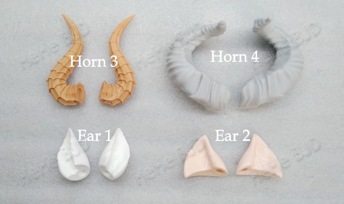 HeHeBJD BJD accessories horn ears pray hands gifts