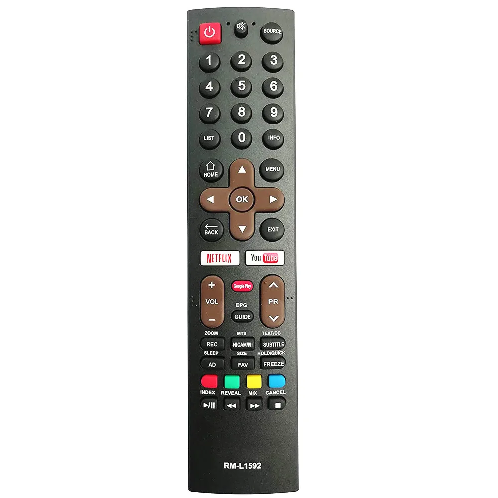 RM-L1592 Universal Remote Control for Skyworth Android Smart TV With Netflix YouTube Google Play HS-7700J NO Voice function