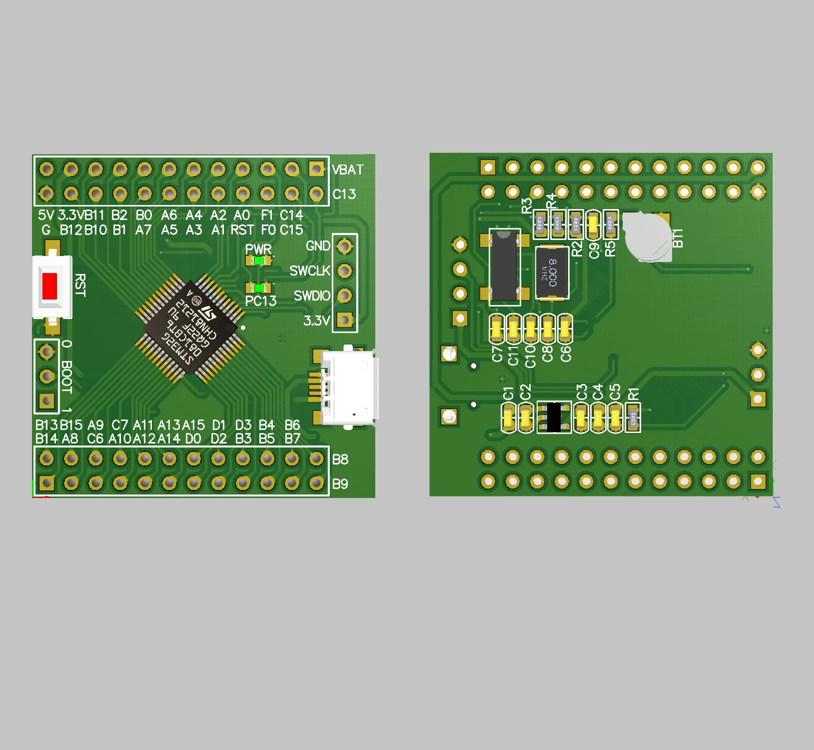 Stm32g081 Core Board Stm32g081cbt6 Minimum System Cortex-M0 New G0 Development Board USB