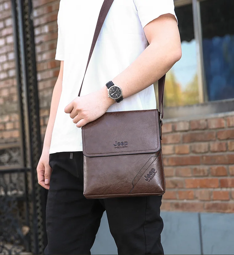 Men's Leather Messenger Bag Tote Bags Set Cross Body Shoulder Business Bags