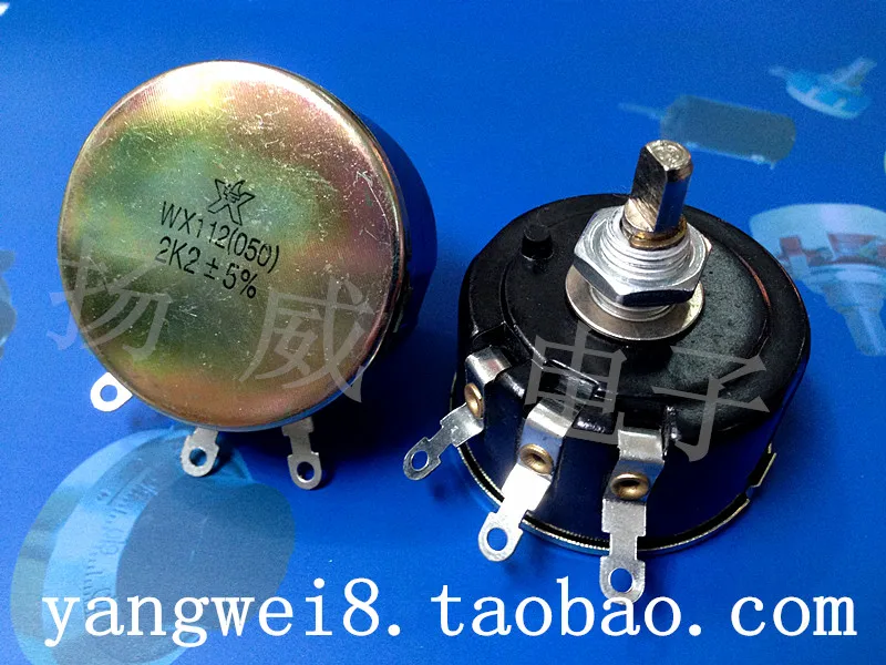 

5W WX050, WX112 potentiometer 1K 2K2 4K7 10K 22K 33K 47K etc.