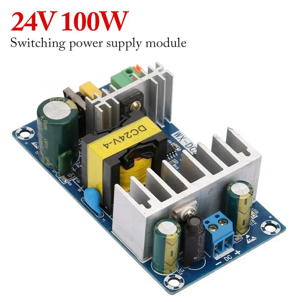 Alta qualità dell'uscita di cc 4-6A di ca del modulo dell'alimentazione elettrica di commutazione di alto potere del trasformatore 100W del bordo dell'alimentazione elettrica del commutatore di WX-DC2412