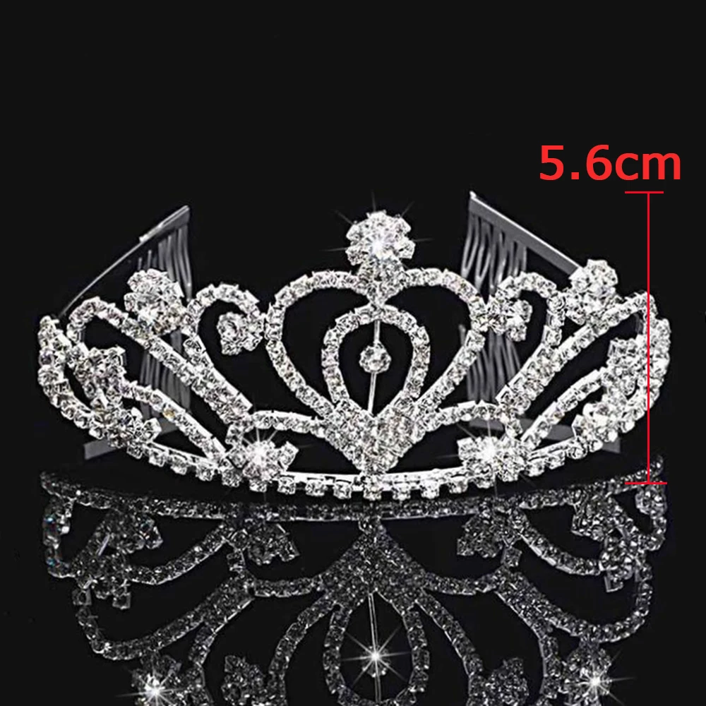 Princess Bridal Crystal Tiaras & Crowns Headband Combs Women Girls Pageant Prom Wedding Party Accessiories Fashion Hair Jewelry