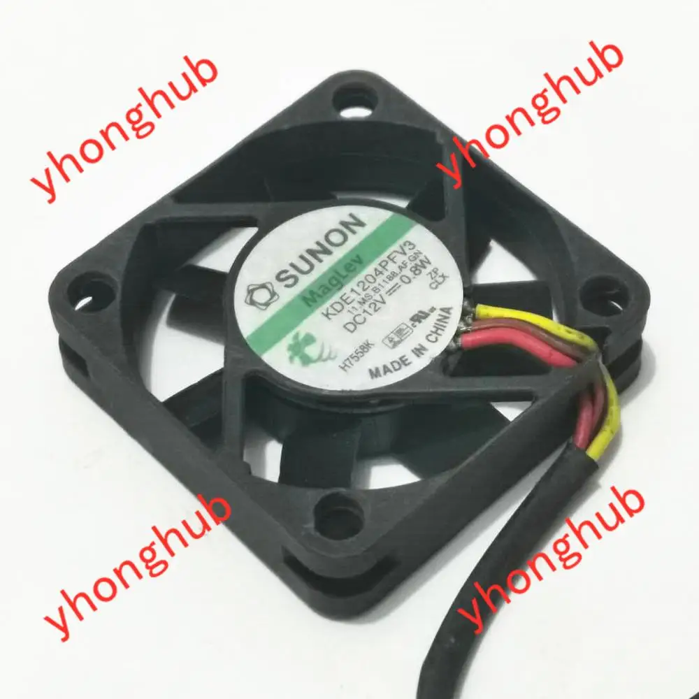 

SUNON KDE1204PFV3 11.MS.B1188.AF.GN DC 12V 0.8W 40x40x10mm Server Cooling Fan