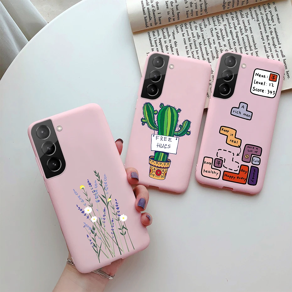 For Samsung Galaxy S21 Plus Ultra 5G Case Cute Painted Silicone Soft Protective Phone Cover for Samsung S 21 S21 plus ultra Case