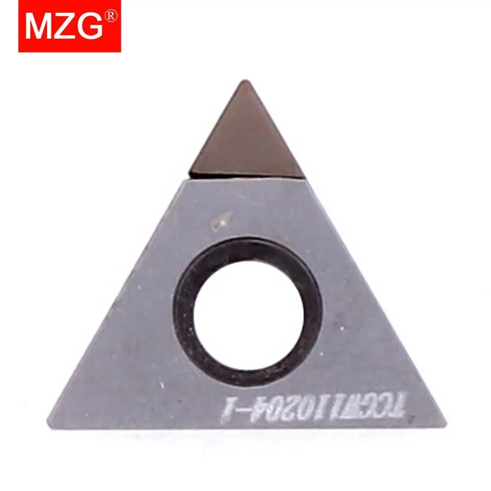 MZG TCGW16T304 CBN CNC Cutting Lathe TCGW Hard Material Processing Boring Turning STFC Tools Triangle Carbide Inserts