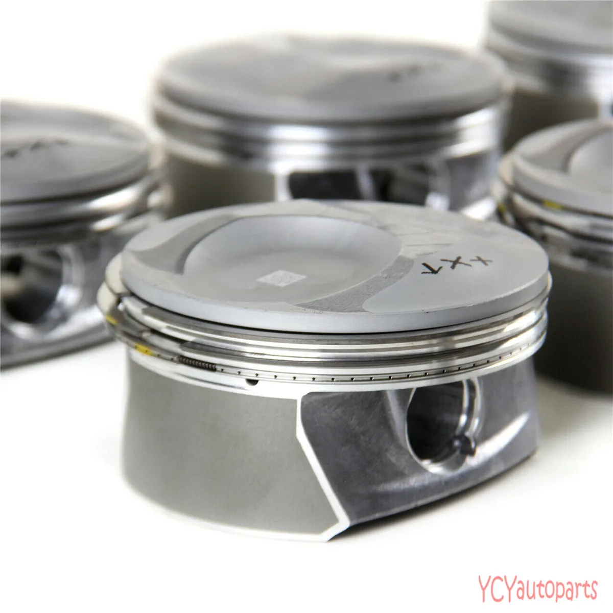 8Pcs Piston&Ring Assembly Fit for Porsche Cayenne 92A Panamera 970 94810304857 94810304757