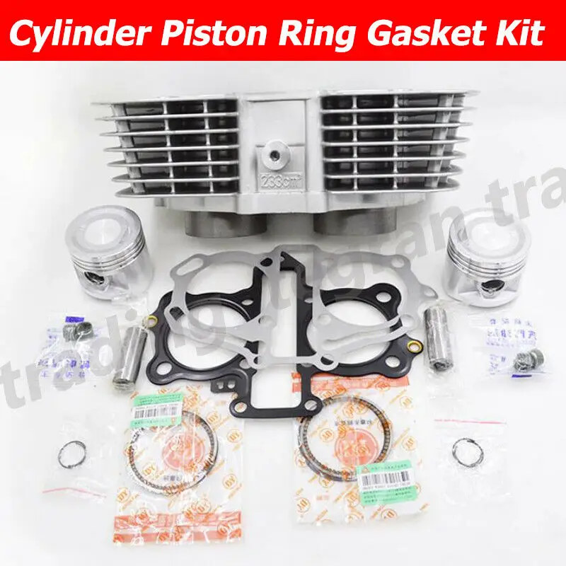 Motorcycle Cylinder Piston Ring Gasket Kit for Honda CB 250 TWO FIFTY CA250 Rebel CMX250