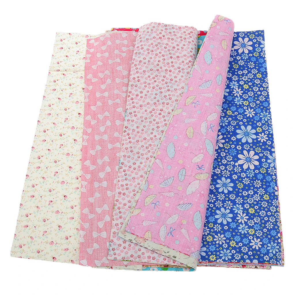 30pcs Floral Printed Cotton Cloth Sewing Fabric For Dolls Bags Sewing Craft  Patchwork Needlework 30*20cm Handmade Material