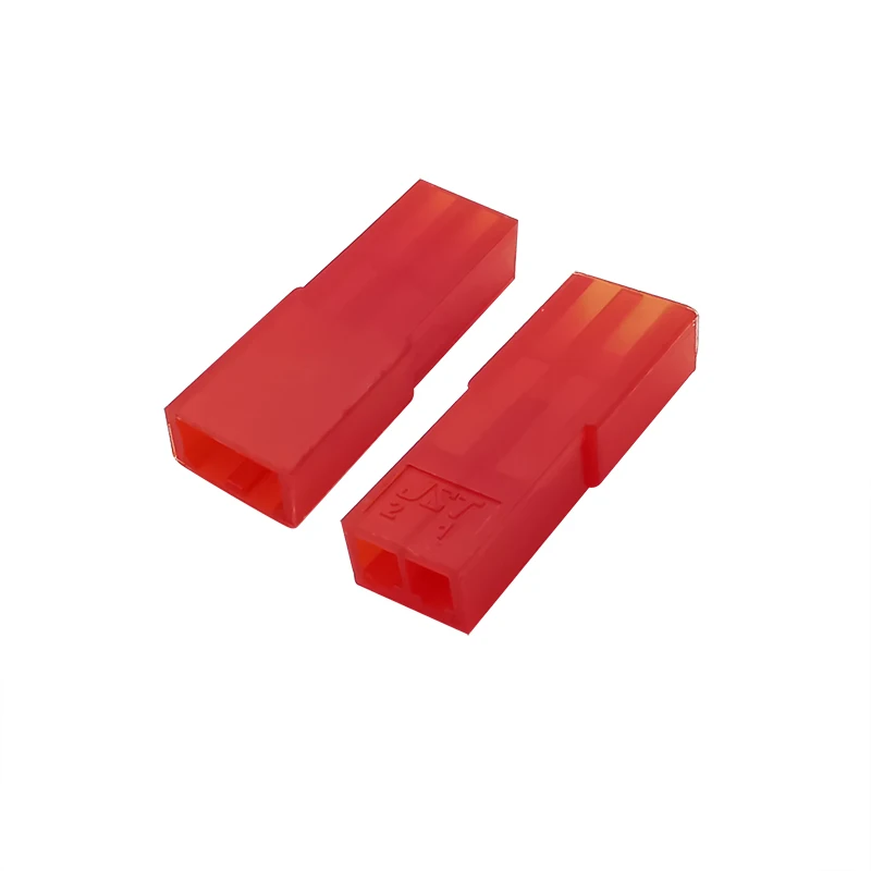 300Pcs 2.54mm Red JST SYP 2 Pin Male Female Housing Plug Jumper Crimp Terminal Wire Connector Kit JST-SYP-2A for RC Lipo Battery