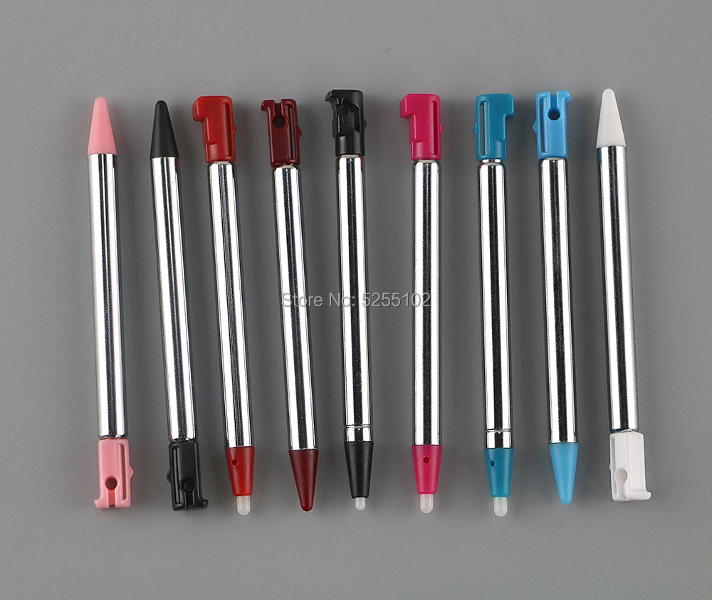 300pcs Replacement Metal Stylus Touch Screen Pen For 3DS Metal Retractable Stylus Touch Pen