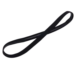 Tiara de moletom feminina, faixas de cabelo puras para futebol, yoga, antiderrapante, borracha elástica, fina, esportiva, acessórios para cabelo para homens, 1 peça