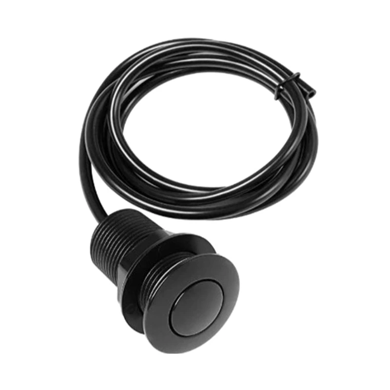 Interruptor de botón de aire de encendido/apagado para bañera, Kit de perilla de presión de aire neumático para bañera de hidromasaje, tubo de eliminación, herramientas para el hogar