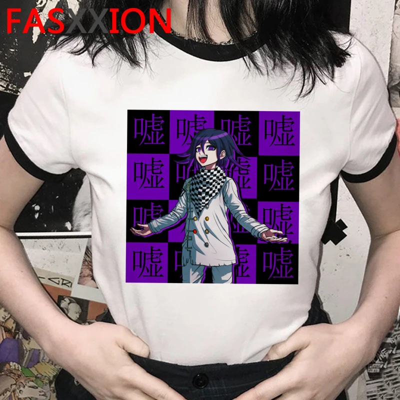 ouma kokichi danganronpa t-shirt tshirt men harajuku streetwear harajuku kawaii t shirt top tees couple clothes