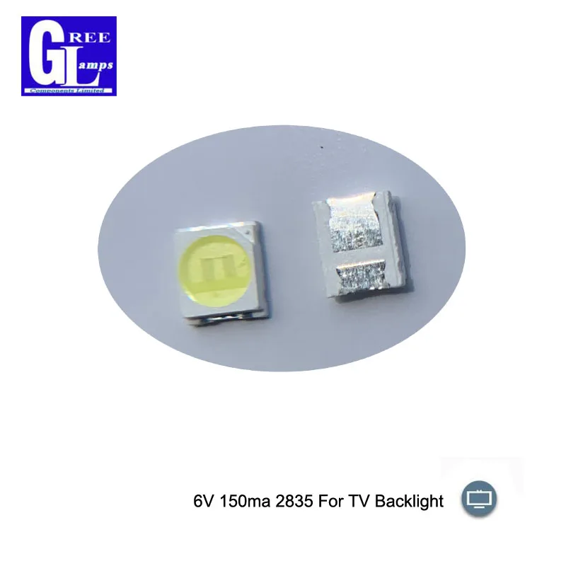 Retroiluminación LED para LG Innotek LCD, accesorio para televisor, 1210, 3528, 2835, 3V, 280ma, 1W, 6V, 150ma