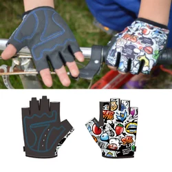 Riding Outdoor Sports Fitness Short Finger Children Half Gloves YS-BUY Winter Windproof Cycling Bike Glove guantes para motos장갑