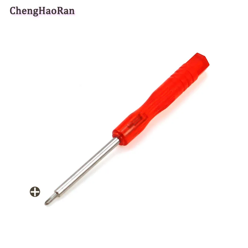 2pcs Red handle Cross Triangle Screwdriver for PS4/PS5/PSP/PSV/GBA/GBC/GBA SP/Wii game machine Y + screwdriver