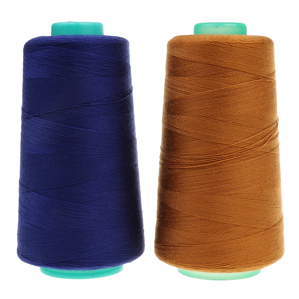 2 Spool Sewing Thread For Extra Strong Upholstery Jeans Demin Button Seams for Sewing Leather Bag Case Making