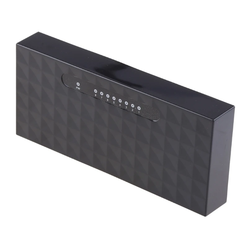 8-Port 10/100Mbps Ethernet Network Switch HUB Desktop Mini Fast LAN Switcher Adapter