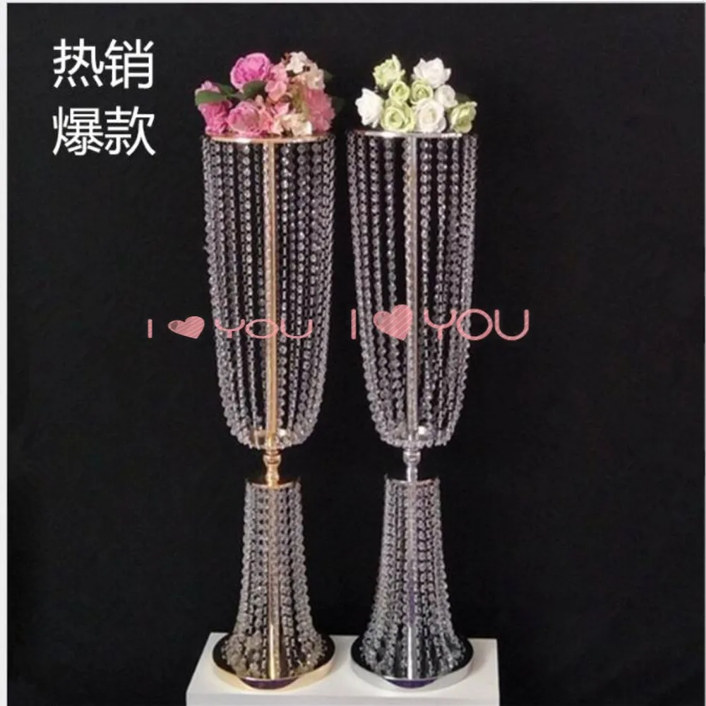 

10pcs 80cm tall acrylic crystal wedding road lead wedding centerpiece event wedding decoration/event party decoration for table