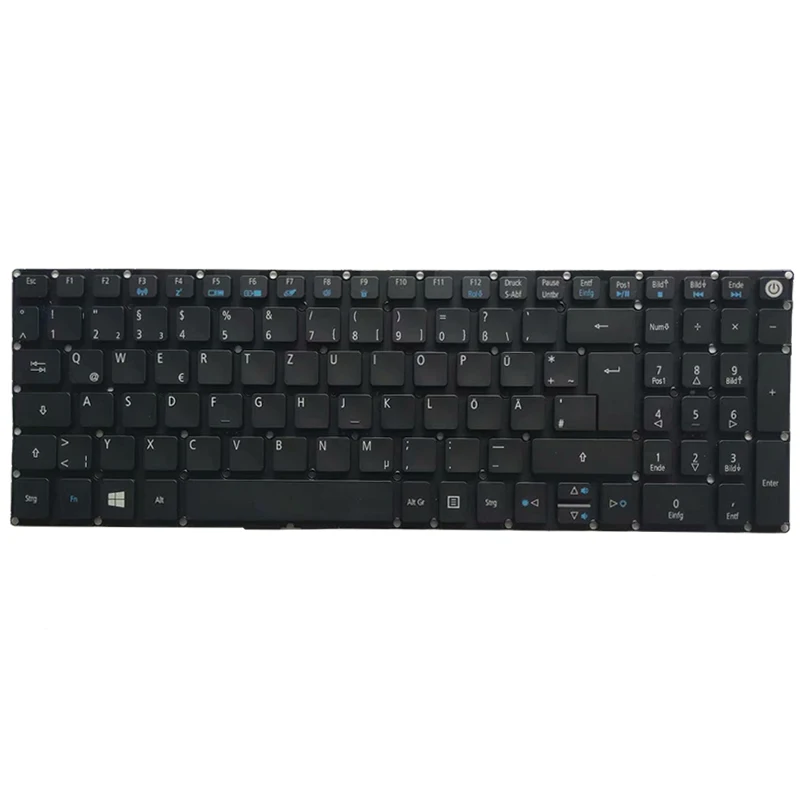 Imagem -02 - Alemão gr Teclado do Portátil para Acer Aspire A517 A51751-5832 A515 A515-51 A515-51g com Luz de Fundo Novo