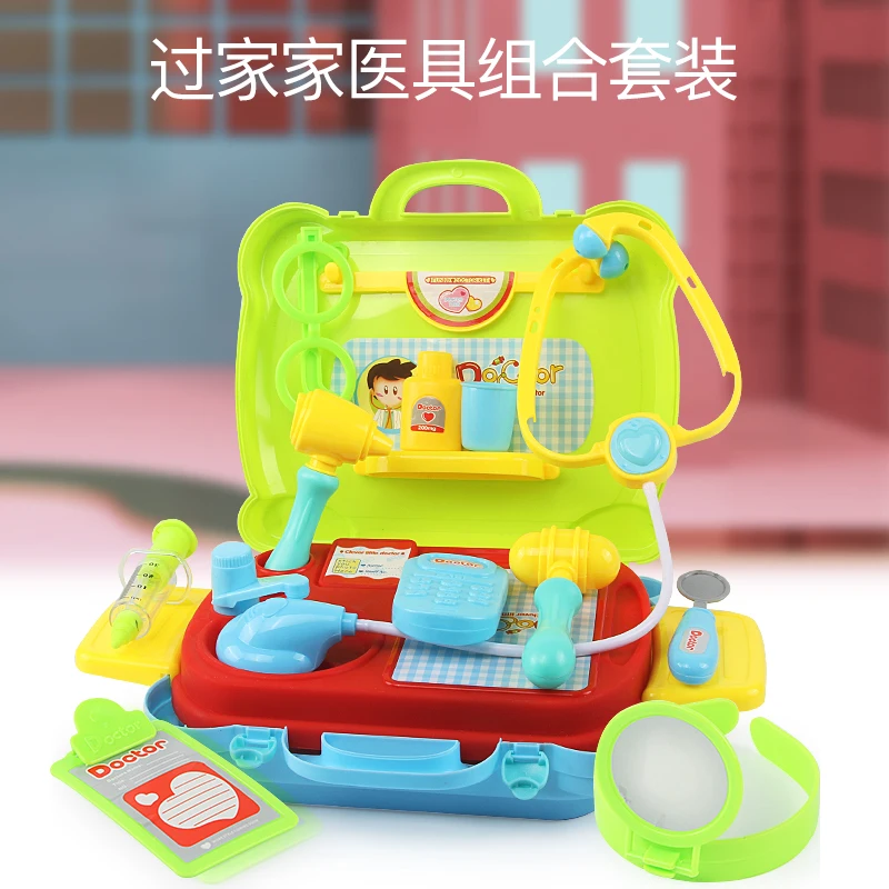 Kids Doctor Set Pretend Play Girls Role-playing Games Hospital Accessorie Medical Kit Nurse Bag Toys Children Christmas gift