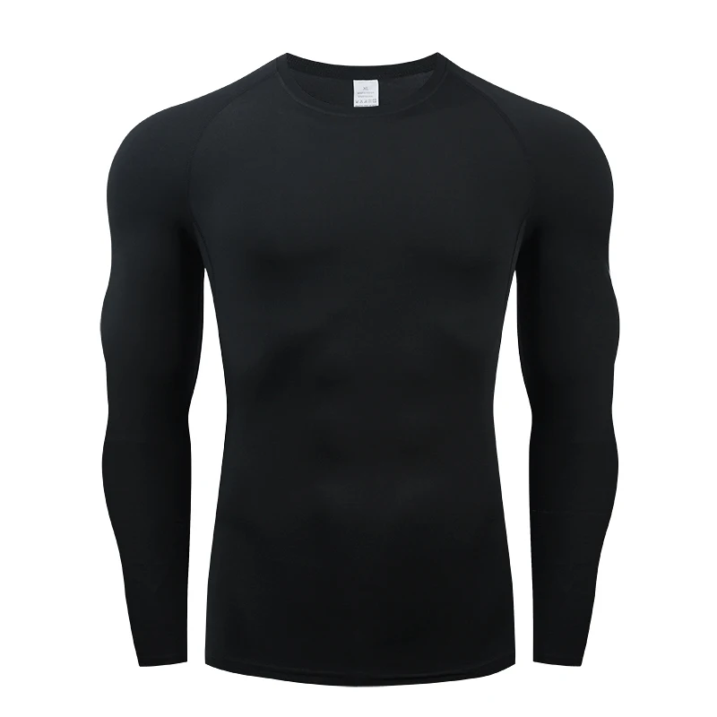 Men's Running T-Shirts, Quick Dry Compression Sport Jersey, Fitness Gym Running Shirts, Soccer Shirts Mens Sportswear Base layer