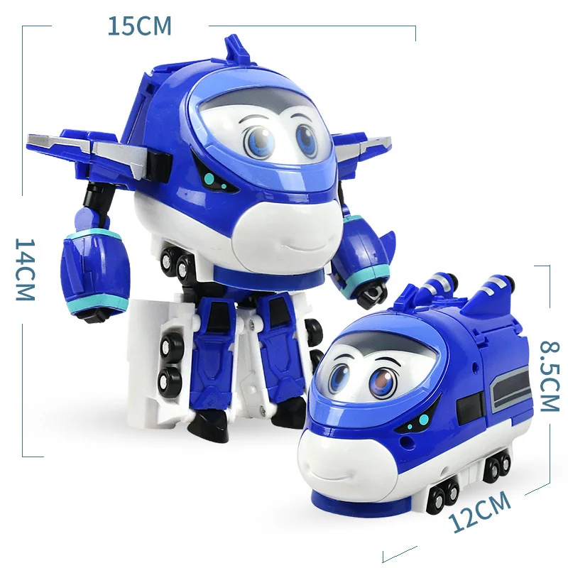 ABS Big China High Speed Railway Super Train Robot Transformation Toy Deformation Car Action Figure CHSR Toys for Kids Gift