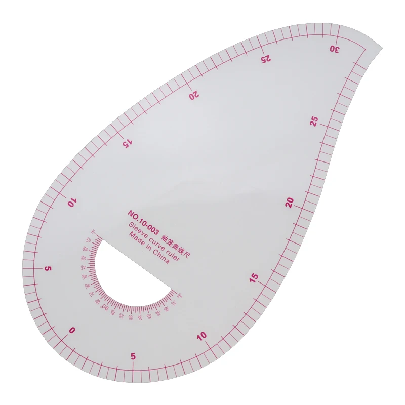 Multifunctional Sewing Tool Soft Plastic Comma-shaped Curve Ruler Shape Design Ruler French curve Curve Ruler Cutting Tool