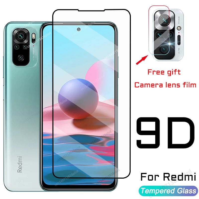 Tempered Glass For Xiaomi Redmi Note 10 NOTE10 9 Pro 9S S Screen Protector 8 9 T 9T 8T 7 9A 9C 8A 7A K40 Pro Max 10S A C 5G Film