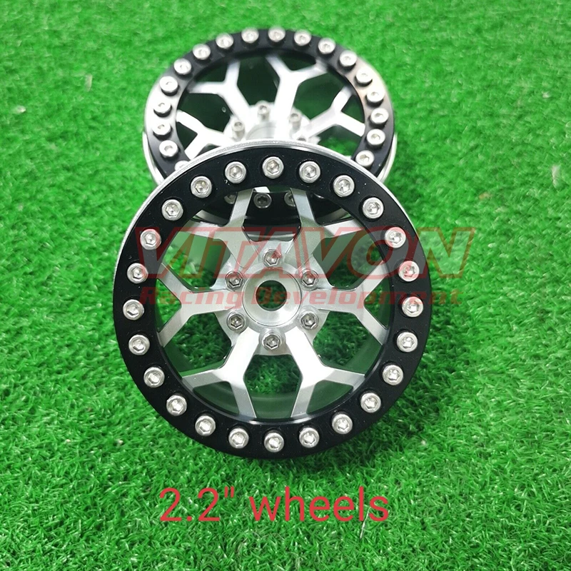 VITAVON  CNC  Aluminum 2.2 beadlock wheels Rims Fit 2.2 Crawler Tires sells 2pcs