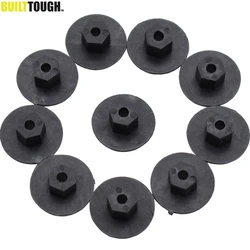 10pcs 4mm Car Fender Flares Mud Flaps Splash Guard Wheel Arch Bumper Panel Fastener Clip for Mercedes Benz