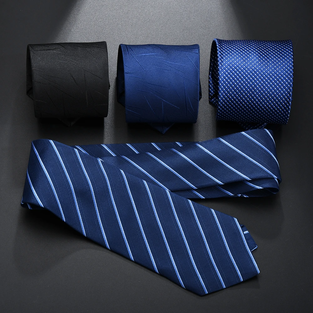 Classic Men Ties Business Formal Necktie Wedding Tie Stripe neck Tie Cravat Fashion Shirt Dress Accessories Party Gift