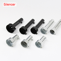 Universal Motorcycle Exhausts 35mm 42mm 45mm 48mm 60mm Can Muffler Baffle DB Killer Silencer Black Silver Adjustable Motorbike